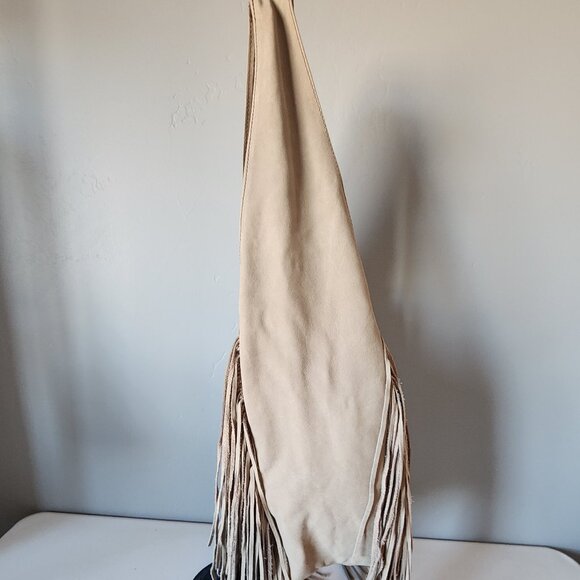 Large Leather Fringe Hobo "NEW" - Picture 5 of 16